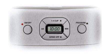 Cuisinart DGB 650BC Controls